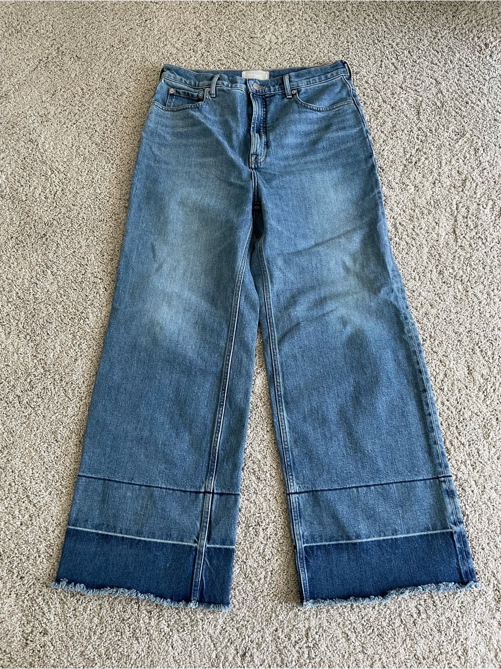 Everlane The Way High Sailor Jean Wide Leg Jeans Womens Size 31 Regular